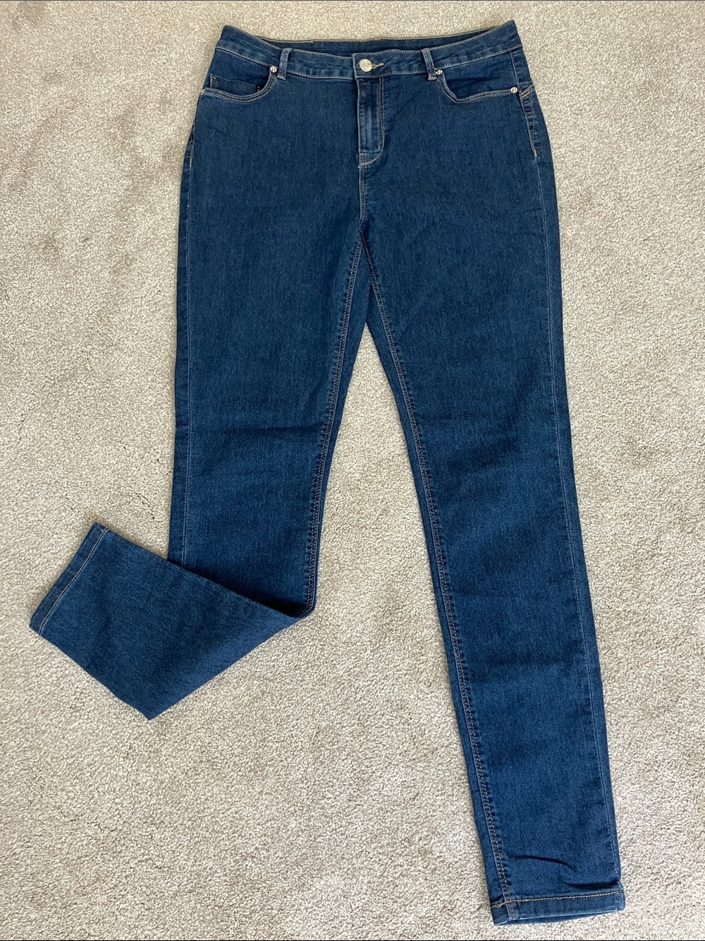 Vero Moda Dark Blue Skinny Stretch Jeans